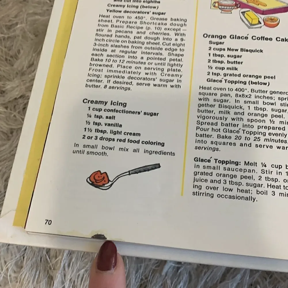 Vintage‎ 1967 General Mills Betty Crocker So Quick With New Bisquick Recipe Book